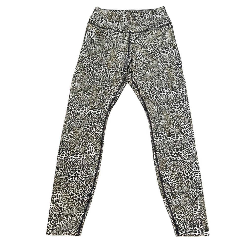 Nike Dri-FIT Leopard Print Leggings Women's Medium Athletic Workout Pants